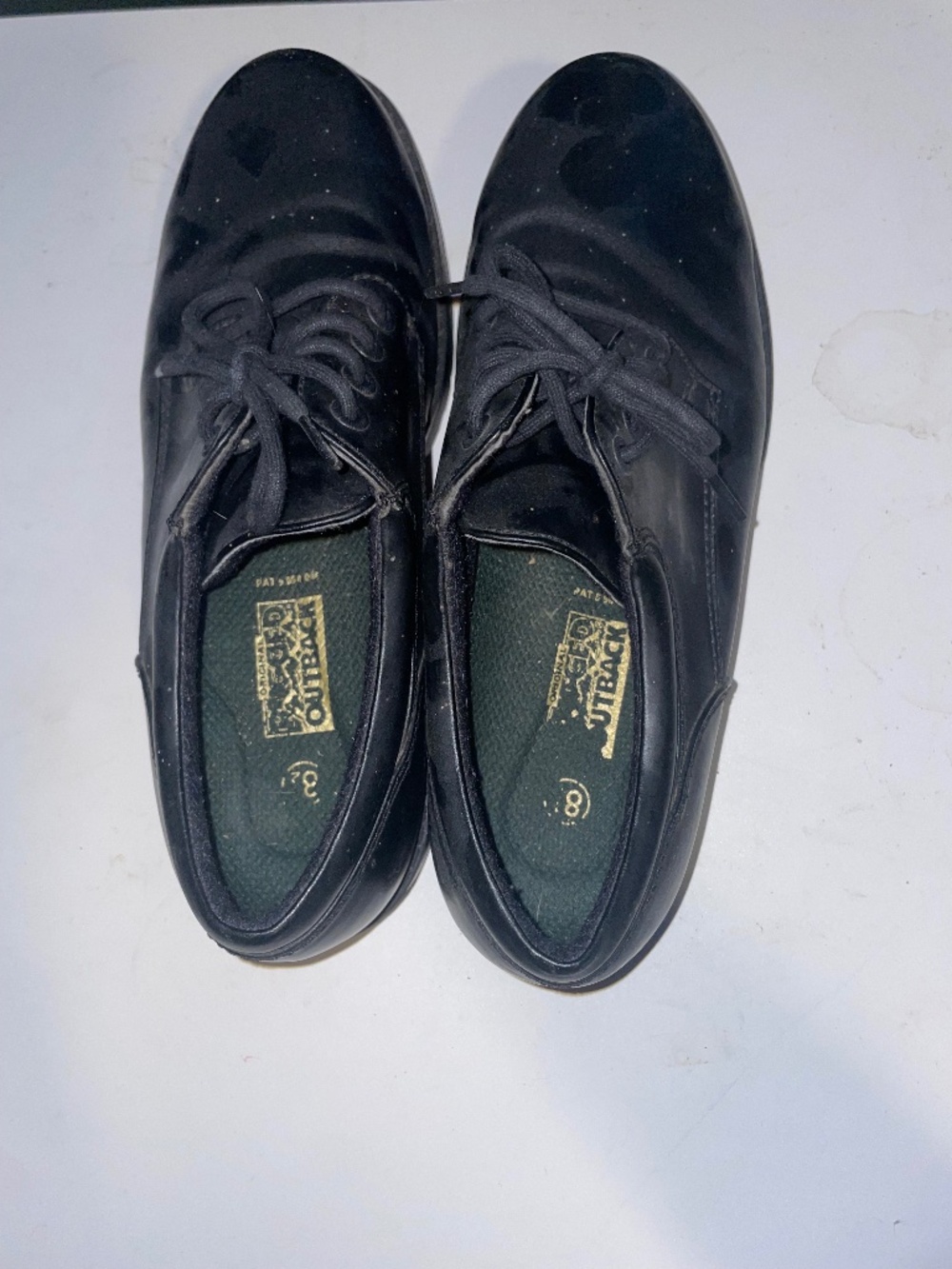 Rugged Outback black derby shoes size 8.5 men
